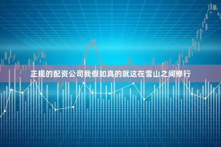 正规的配资公司我假如真的就这在雪山之间修行